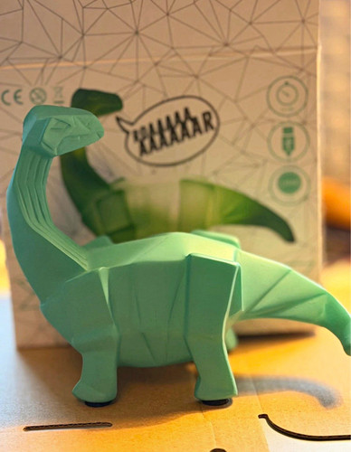 Green dinosaur night - dinosaur, for