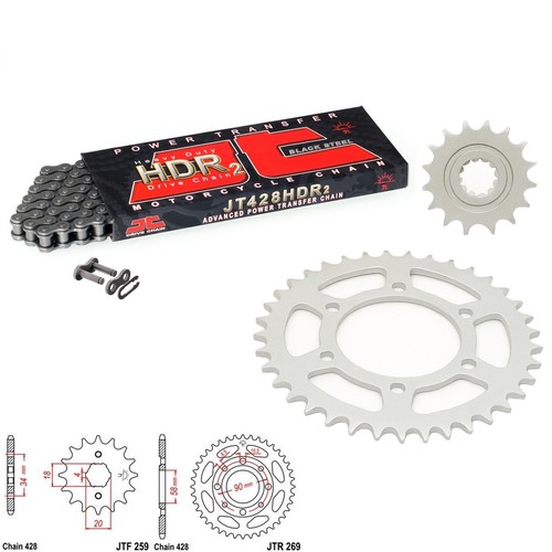 Cm125 custom chain and - custom,