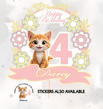 A Personalised ginger kitten