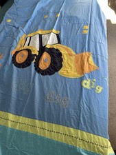 Next Dig Dig Digger Single Duvet Cover And Pillow Case