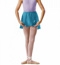 Bloch Girls CrossOver Mock Wrap Chiffon Skirt Dance Ballet Uniform BU601C Marine