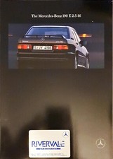 Mercedes Benz 190E 2.5-16 Brochure 1990