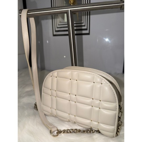 Zara quilted with gold - with, studs|