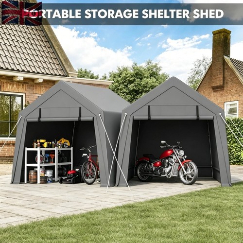 2sizes garden storage shelter - garden,