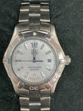 TAG Heuer Aquaracer White Mother of Pearl Women's Watch - WAF1414
