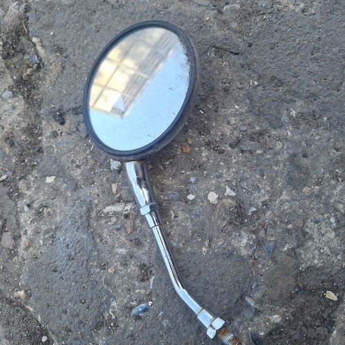 Moped circular mirror - mirror.,