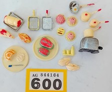 Vintage Barton plastic dolls house pots food toaster 600