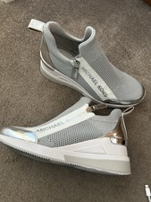 Michael Kors Trainers Size 6 - 7 With Logo And Wedge 9M