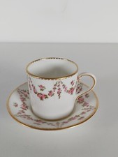 Antique George Jones & Sons Crescent China Coffee Cup And Saucer