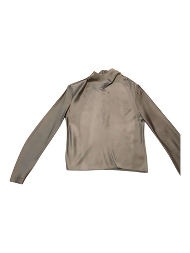 Zara metallic silver gray long - metallic,