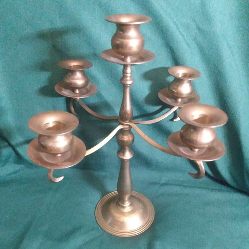 Vintage brass candelabra 5 - ,