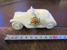 Arcadian crested china 2 seater sports car with Drumtochty crest EH139