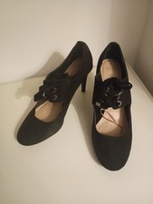 Women's F &F Black Suede