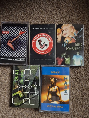 Cassette tape singles pop - tape,
