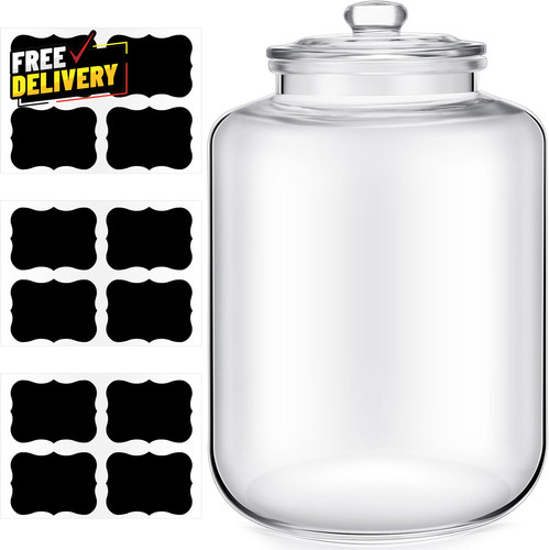 Gallon glass jar with - 4,