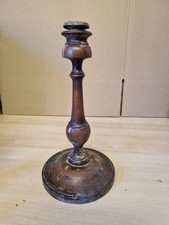 Antique Wooden Candlestick