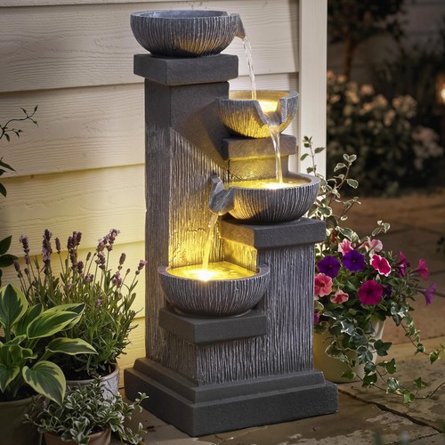 Tier outdoor waterfall - 4-tier, 33.5"