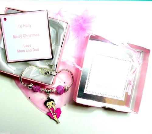 Betty boop charm bracelet - boop,