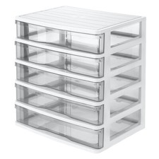 3/4/5 Drawers Plastic Storage