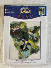 Creative World DMC Deco Counted Cross Stitch Kit - Humming Birds - Colibris