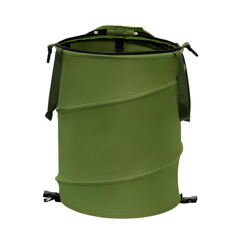 Collapsible pop trash - up, can