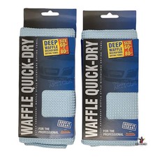 Drying Towel  Quick Dry Waffle Microfibre  x 2  Large 60cm x 80cm.