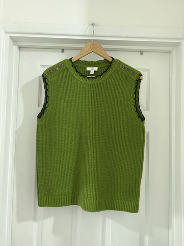 Women green grass knit - m&s,