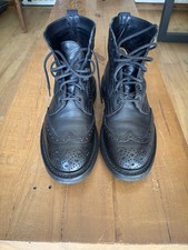 Trickers Stow Black Deerskin