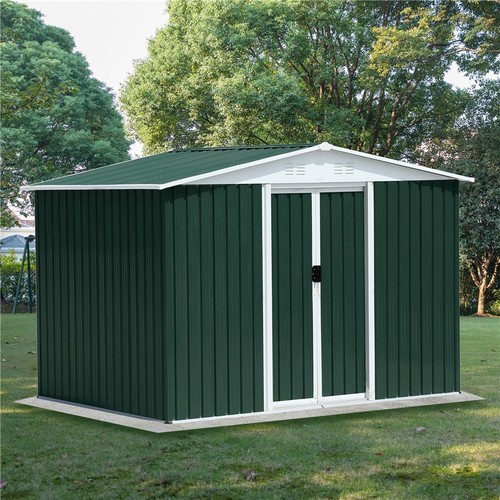 Outdoor metal storage - 8',