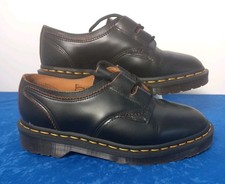 Dr Martens Shoes Black womens Leather Lace Up 1461 Ghillie Smooth size 3 uk 