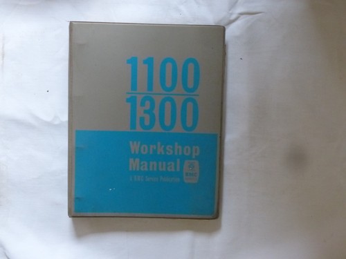 Bmc workshop manual - manual, for