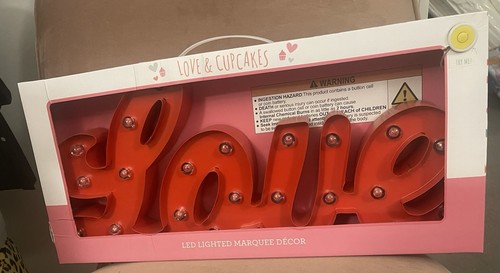 Led love lighted decor free - lighted,