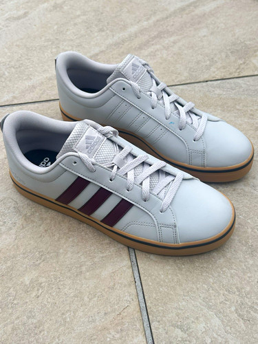 Adidas men white burgundy - adidas, white/burgundy