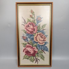 Vintage Cabbage Roses Framed