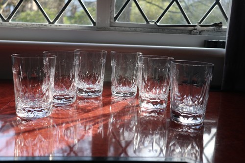 Lovely crystal tumblers - crystal,