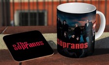 The Sopranos Cast Scene - Ceramic Coffee / Tea Mug + Matching Coaster
