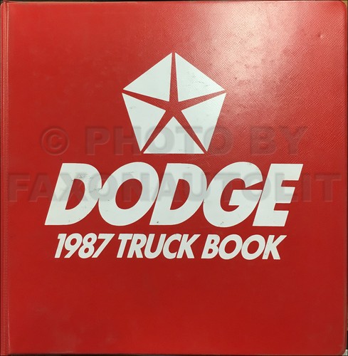 1987 dodge truck data - 1987,