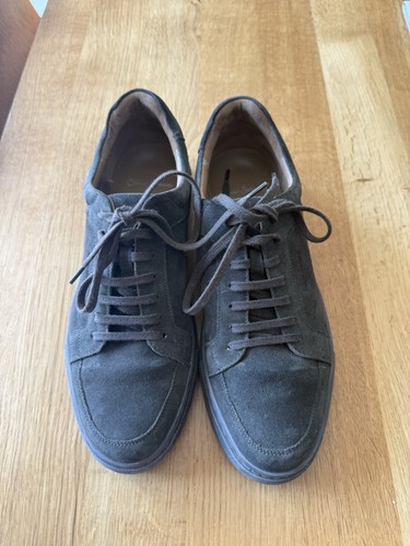 Dark grey casual men shoes - dark,