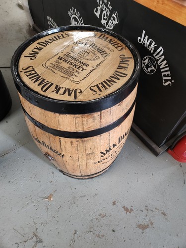 Oak whisky barrel home bar - oak,