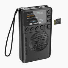 Pocket DAB/DAB+ Digital FM Radio LCD Display Good Sound Speaker Long Life