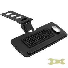 Keyboard Tray Under Desk Ergonomic Pull out Keyboard/Mouse Tray 25x9.8 in