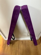 Homcom Suede Folding Gymnastics Home Gym Training - Purple