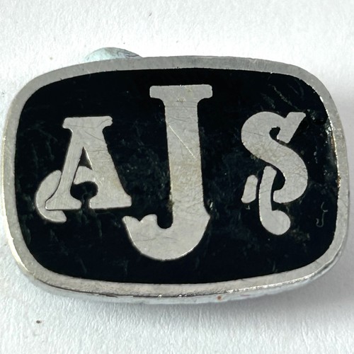 Ajs motorcycle vintage enamel - ajs,