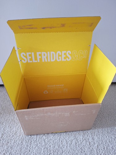 Selfridges brown carton - selfridges, &