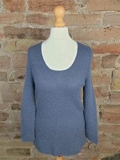 Peter Hahn Lilac Boat Neck Cashmere Sweater - 32" chest