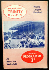 11 January 1958 WAKEFIELD TRINITY v BRAMLEY, Excellent condition!
