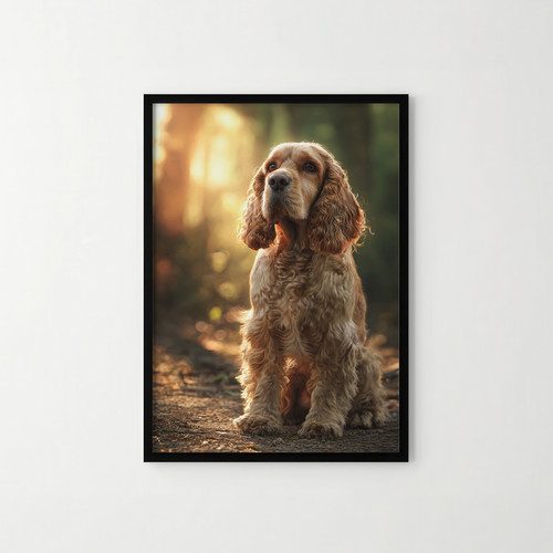 Borderless cocker spaniel - borderless,