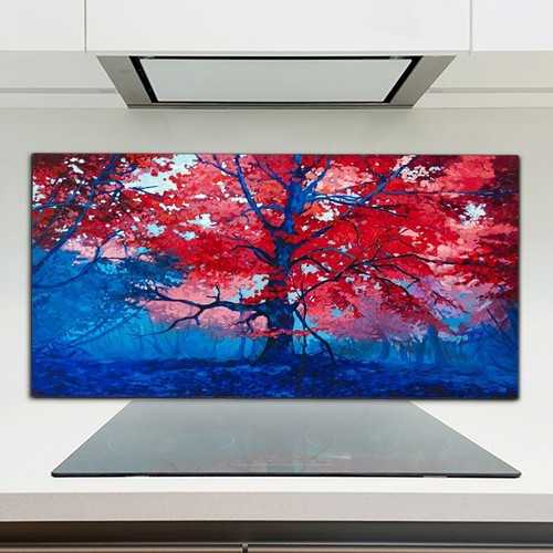 Kitchen splashback toughened - kitchen,