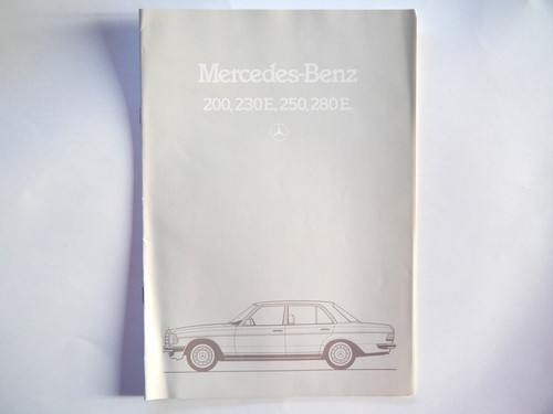 Brochure mercedes 123 - 123, type