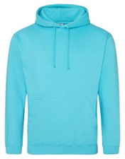 AWDis Hoodie Sweatshirts Mens Womens Plain Pullover Hooded Jumper